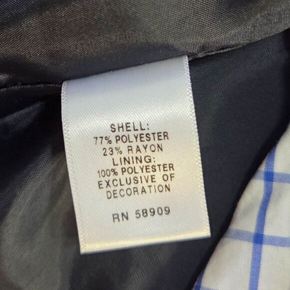 Edgehill Collection Baby Boy's Size 9M Formal Navy Plaid Shirt, Vest, Bowtie Set - Picture 6 of 6